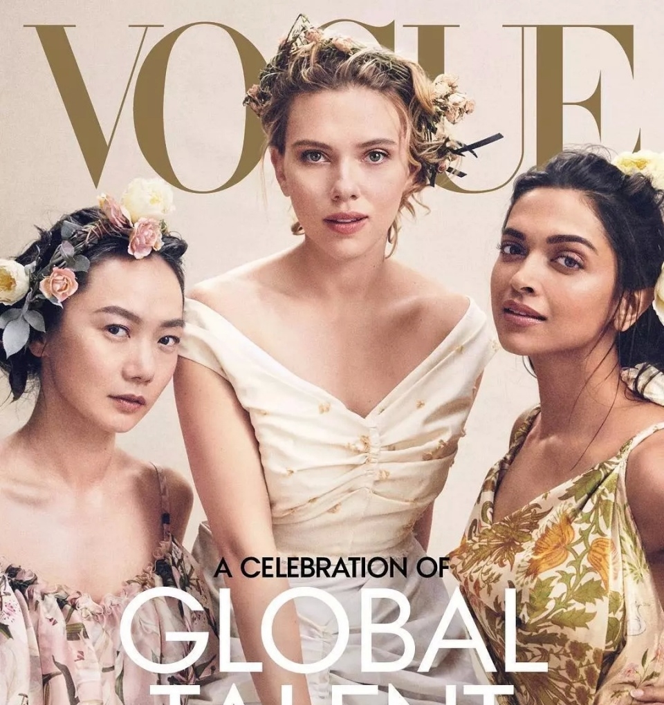 Angelababy登美版Vogue 与国际女星同台被骂