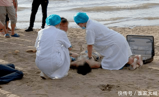 悲剧! 广西北海海滩又一名学生溺水身亡, 家属