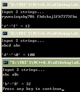 如何用C语言编写一程序,实现对两个字符串进行