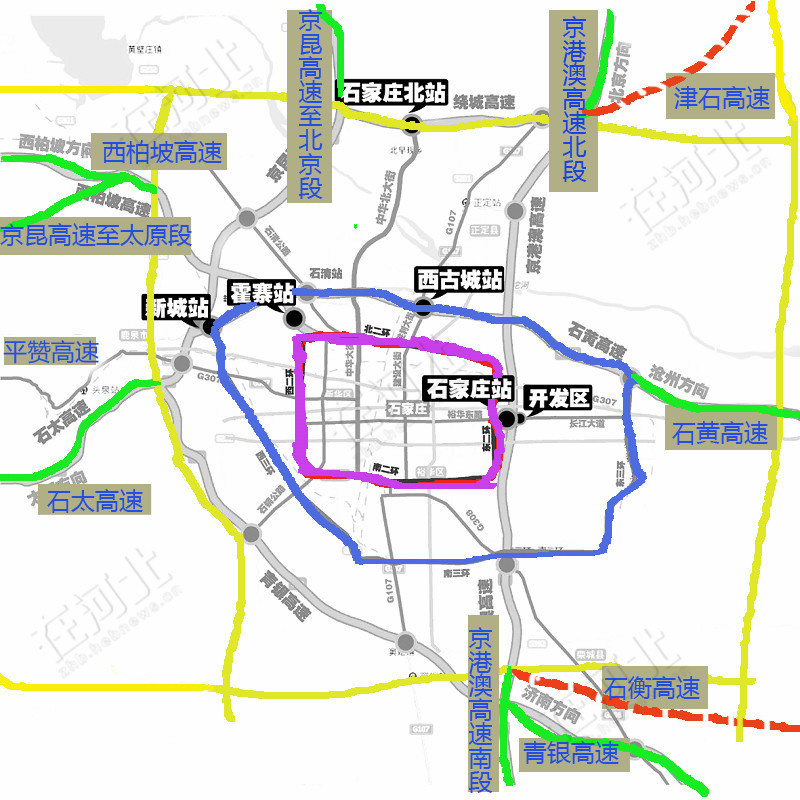 石家庄内联外畅的交通新格局呼之欲出