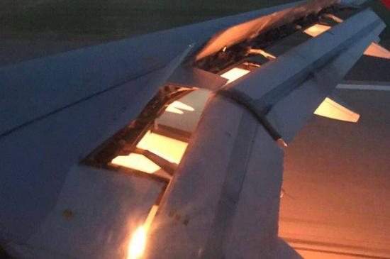 沙特队所坐飞机起火 降落后全体队员安全抵达