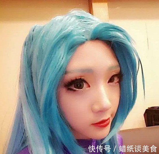 快手女网红神还原DJ琴女,摘下头罩秒变金克斯