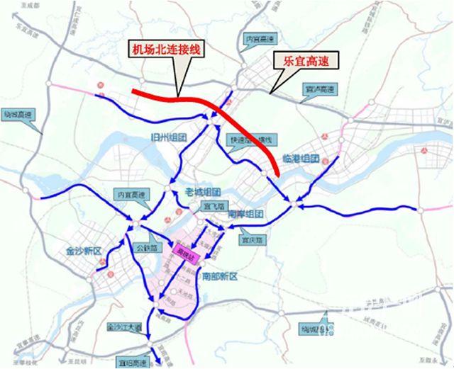 宜宾新机场3大通道!思坡红岩先望到?谁是最大