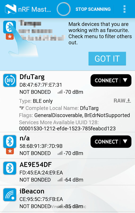 nRF Master Control Panel (BLE)截图7