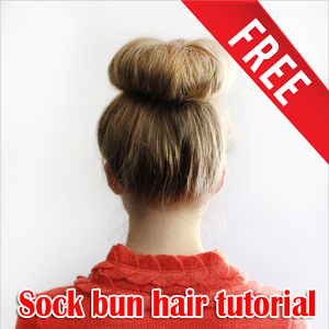 Sock bun hair tutorial