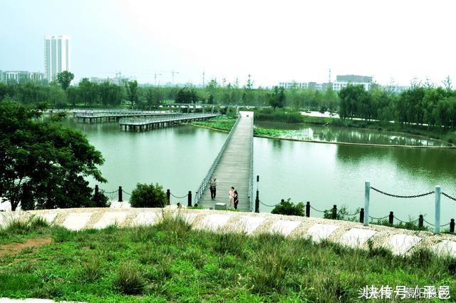 雨后清新 平邑县东城人工湖