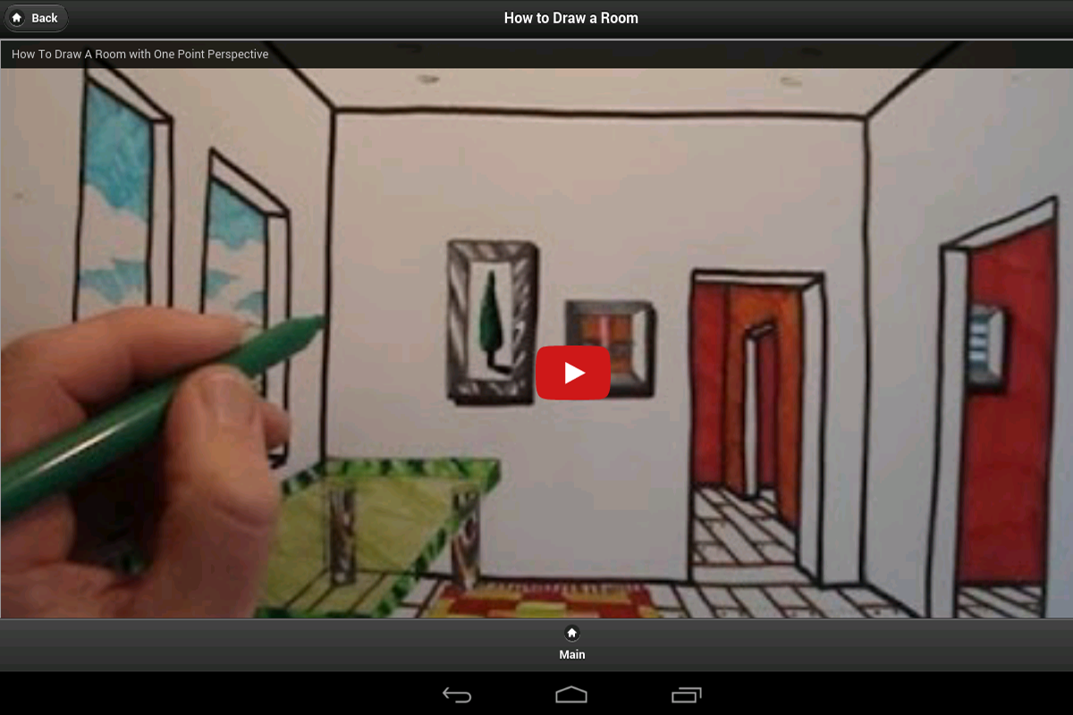 how to draw a room