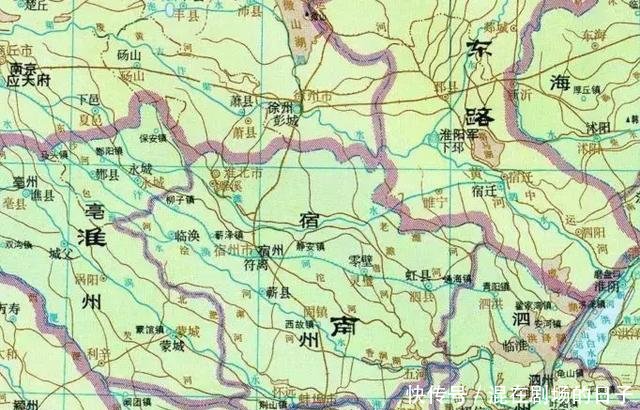 北宋宿州高清地图! 谁说宿州以前是小县城