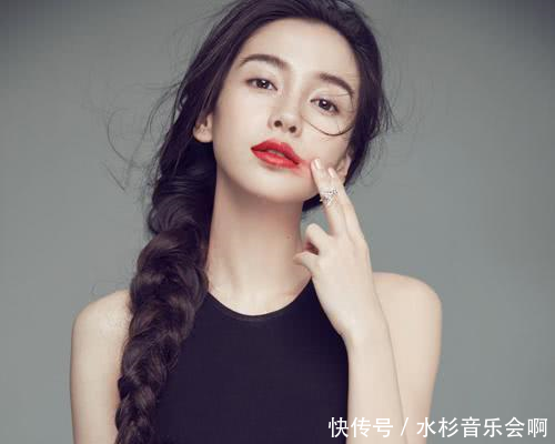 女明星扎麻花辫谁最漂亮赵丽颖第八,郑爽第二