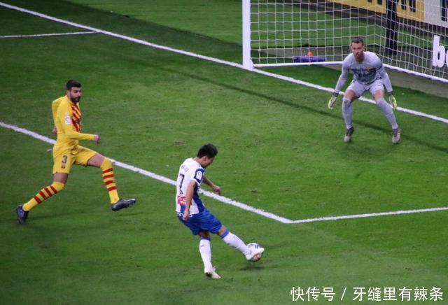 武磊进球绝平巴萨回放