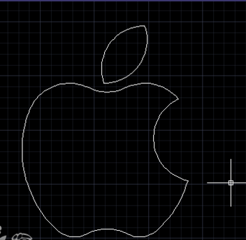 cad怎么画苹果logo_360问答