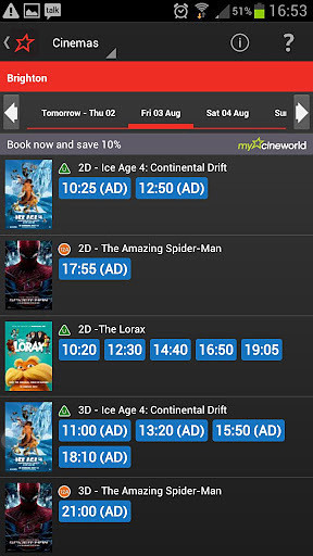 Cineworld Cinemas - Official截图3