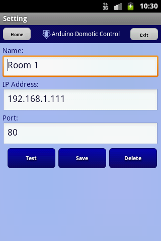 Arduino Domotic Control截图3