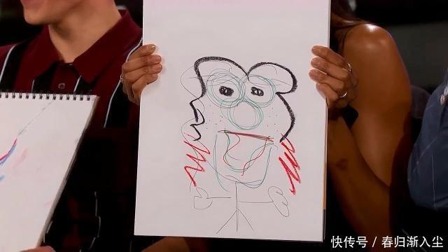 复联3演员画自己角色,卡魔拉有点搞笑,钢铁侠