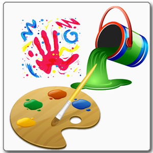 kids finger paint & drawing