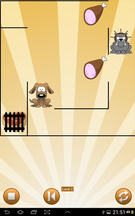 Bulldog find bones Maze puzzle截图10