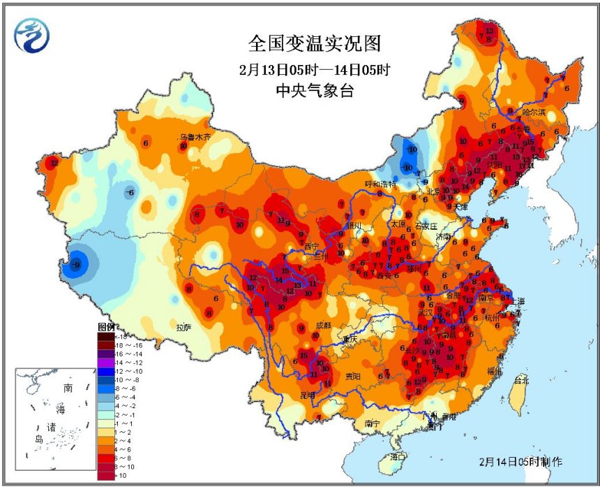 中央气象台:暖意融融进入春节倒计时