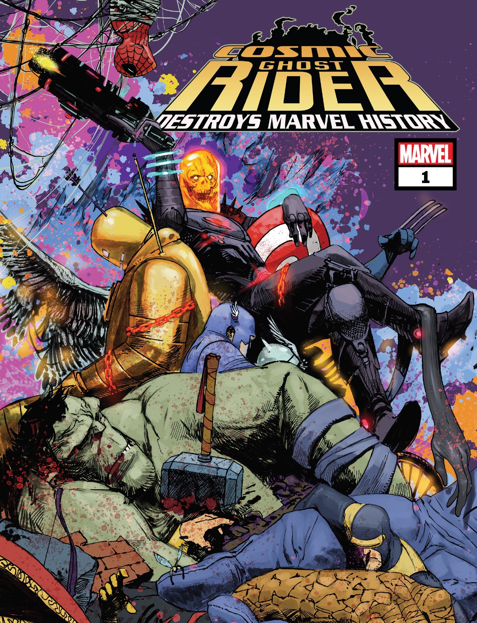 宇宙恶灵骑士被困在过去,漫威宇宙的历史被他