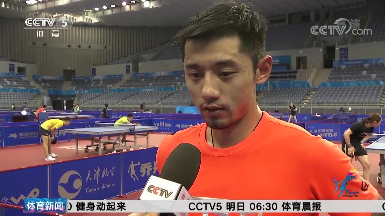 [v全运]张继科"胖了"?型男归来全运力创佳绩