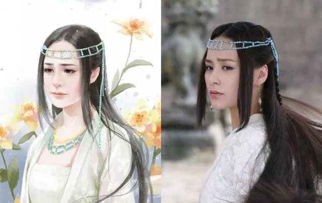 当古风美人图变成真人秀, 赵丽颖美过了画中人