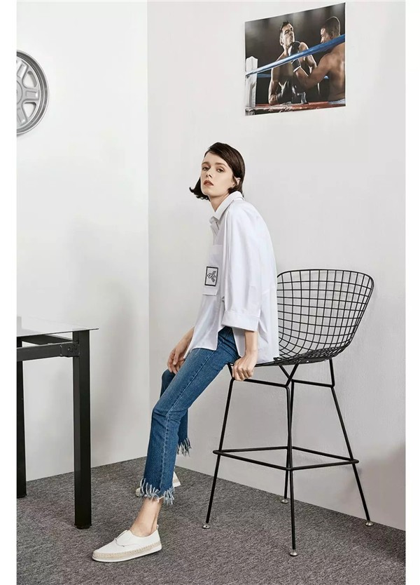 VIS&VIOCO唯弋女装2018春季新款白衬衫流行