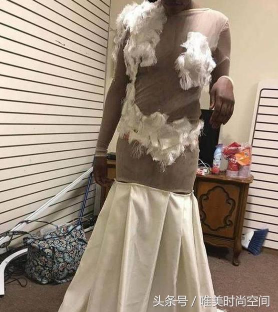 90后女子花两千块买一件婚纱准备结婚,穿上后
