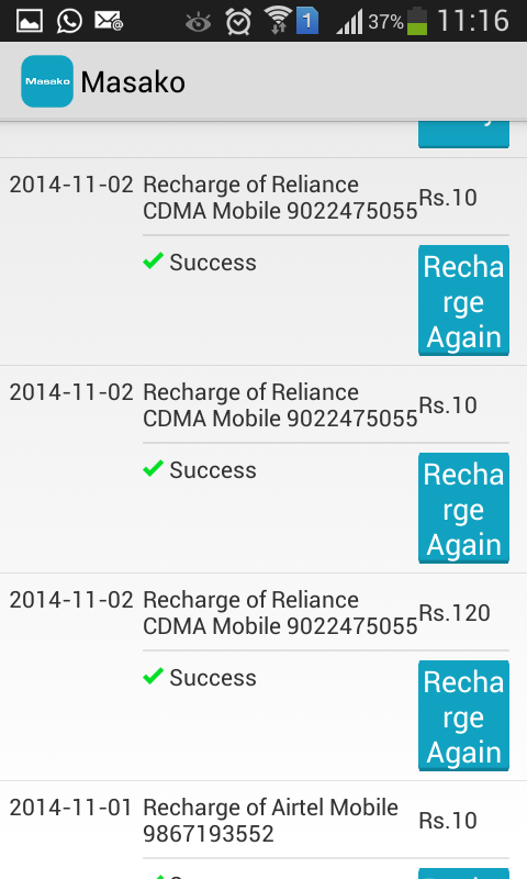 Mobile Recharge 2.5% Discount截图6