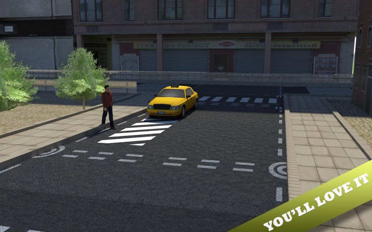 值班出租车司机的3D模拟器截图2