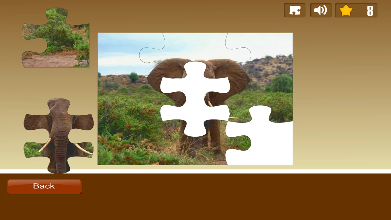 Elephant Jigsaw Puzzle截图12