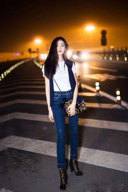 说实话"腿精"还是只服张天爱, 逆天长腿无人能敌!