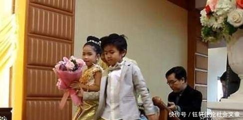 泰国6岁龙凤胎兄妹结婚,父母重金操办婚礼称二