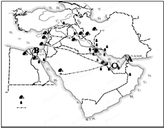 关于西亚 ①西亚石油主要分布在________处; ②