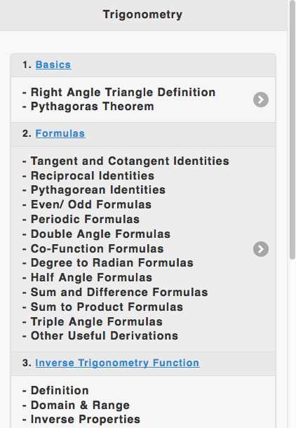 Maths Formula Reference Free截图9