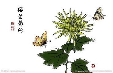 国画菊花的<em>叶子</em>怎么画_360问答