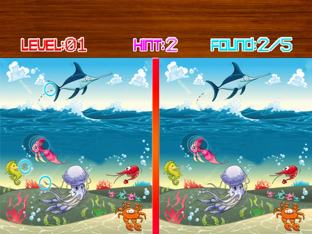 Spot the Differences Sea Life截图2