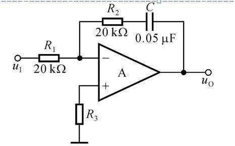 积分电路电容旁边串联电阻有什么作用?怎么分