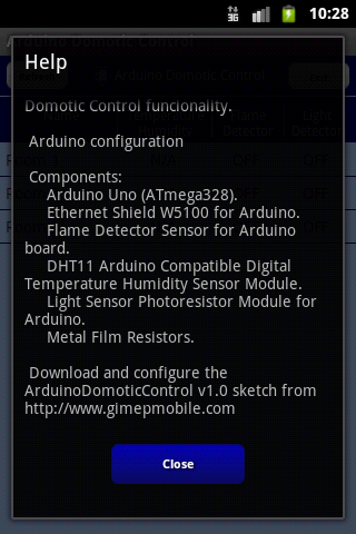 Arduino Domotic Control截图5