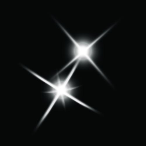 璀璨星光照亮夜晚