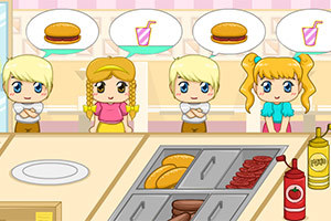 可爱女生汉堡店,可爱女生汉堡店小游戏,360小