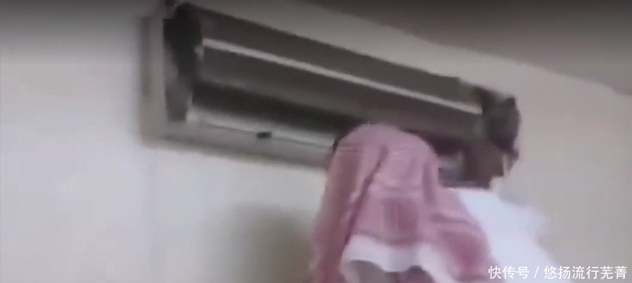 男子发现空调不制冷,还发出奇怪响声,好奇拆开