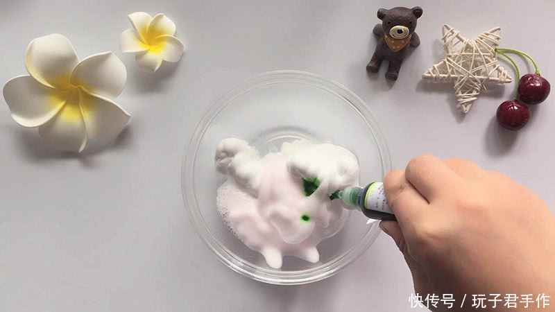 用家里的淀粉和护手霜自制拉面胶, 无硼砂无甘