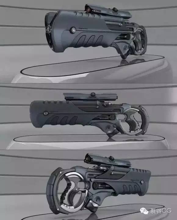 美轮美奂的科幻枪械设计