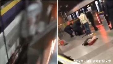 上海地铁3号线一乘客翻越站台安全门被卡身亡