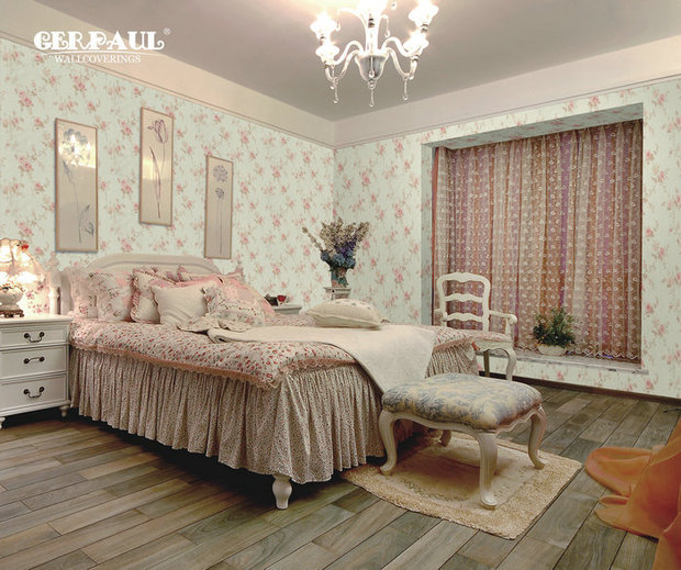 小户型女生卧室的墙纸用什么颜色的好看?