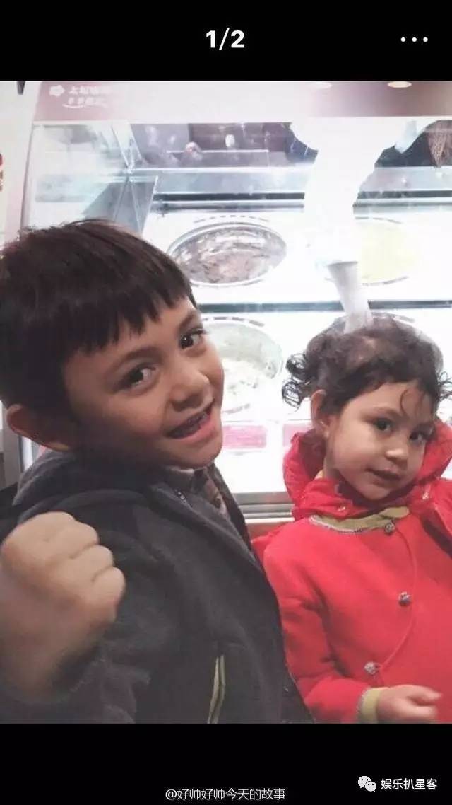奥莉当姐姐Kimi当哥哥 星二代的弟弟妹妹也超萌