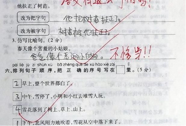 小学生造句简直是神来之笔,家长:这真的是我