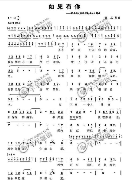 主题曲吉他谱_名侦探柯南_动漫