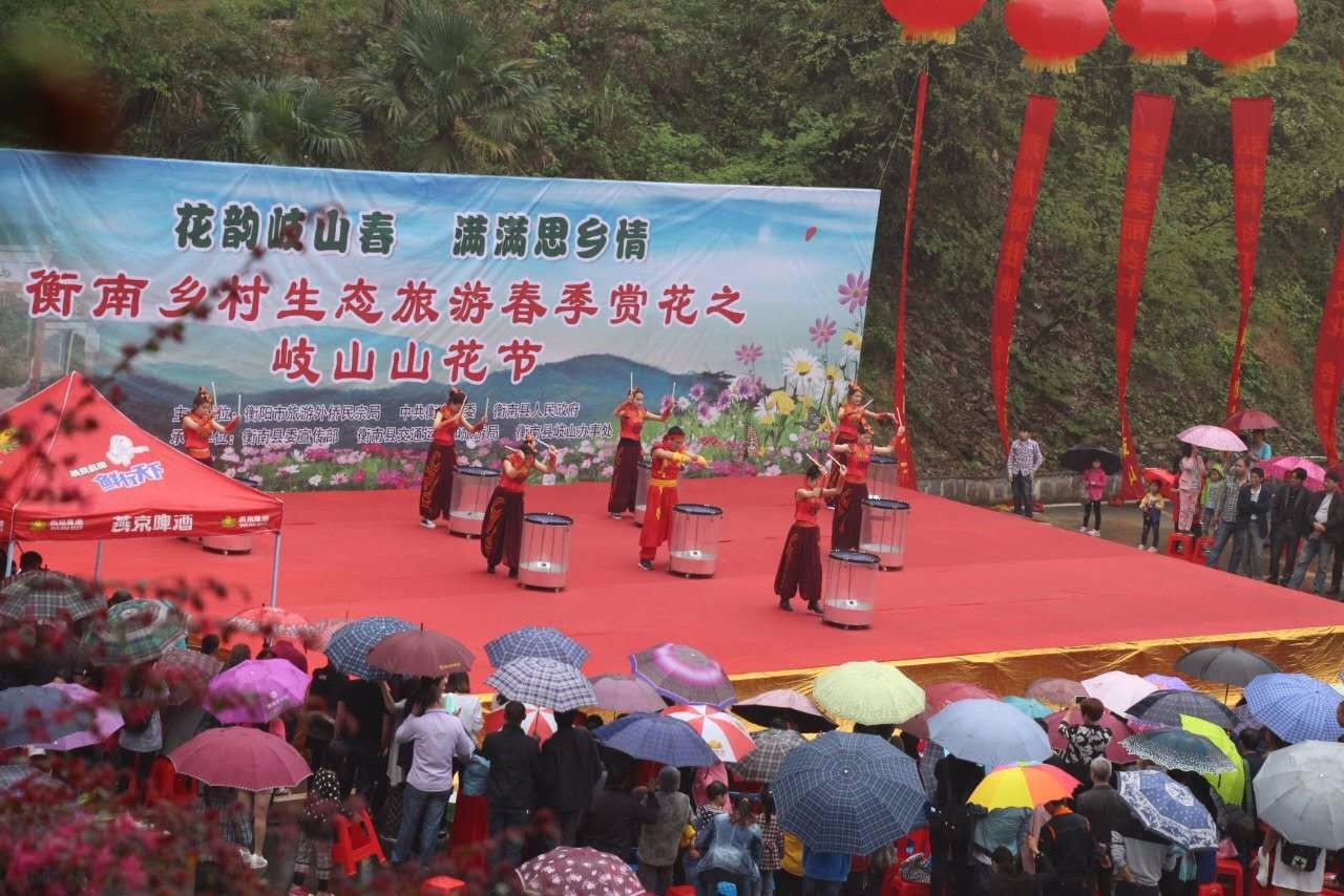 衡南岐山山花节盛大开幕