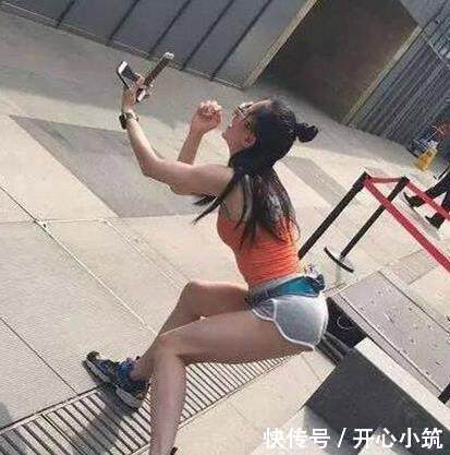 搞笑gif图片笑话段子:师妹,你可以对我放一下电