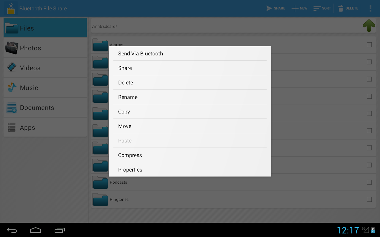 Bluetooth File Share截图3